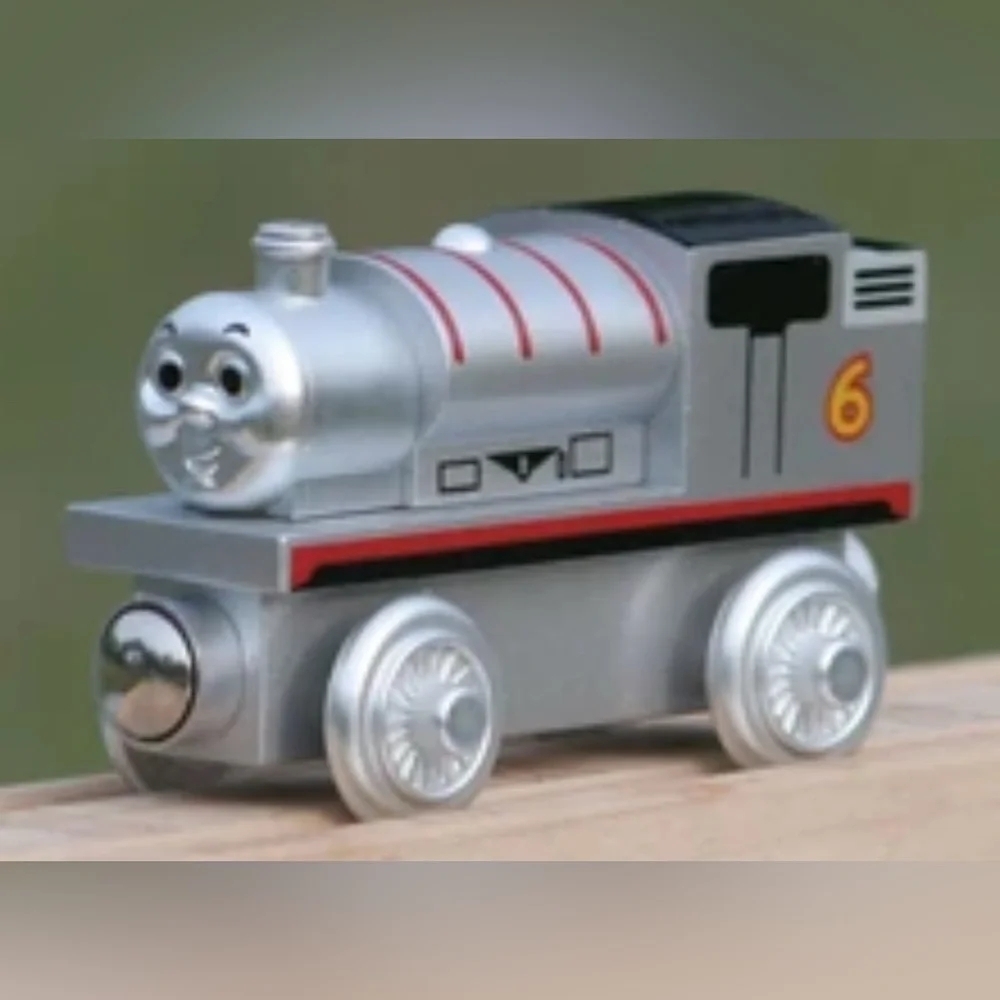 Silver Percy 2003 Limited Edition Thomas & Friends Engine Train Wooden